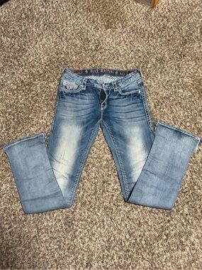 Rock Revival Women's Light Blue Bootcut Jeans